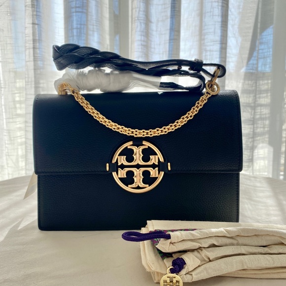 Tory Burch Handbags - SOLD - Tory Burch Miller Convertible Shoulder Bag - Black NWT